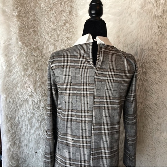 HELLY plaid dress. - Picture 4 of 11